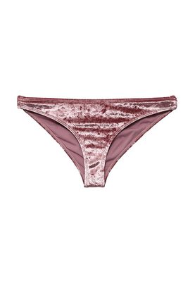 LOST INK  VELVET MULTI STRAP BIKINI TOP