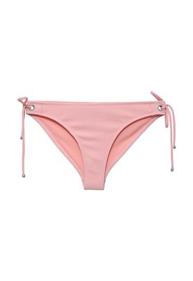 LOST INK  EYELET TEXTURED BIKINI BOTTOM